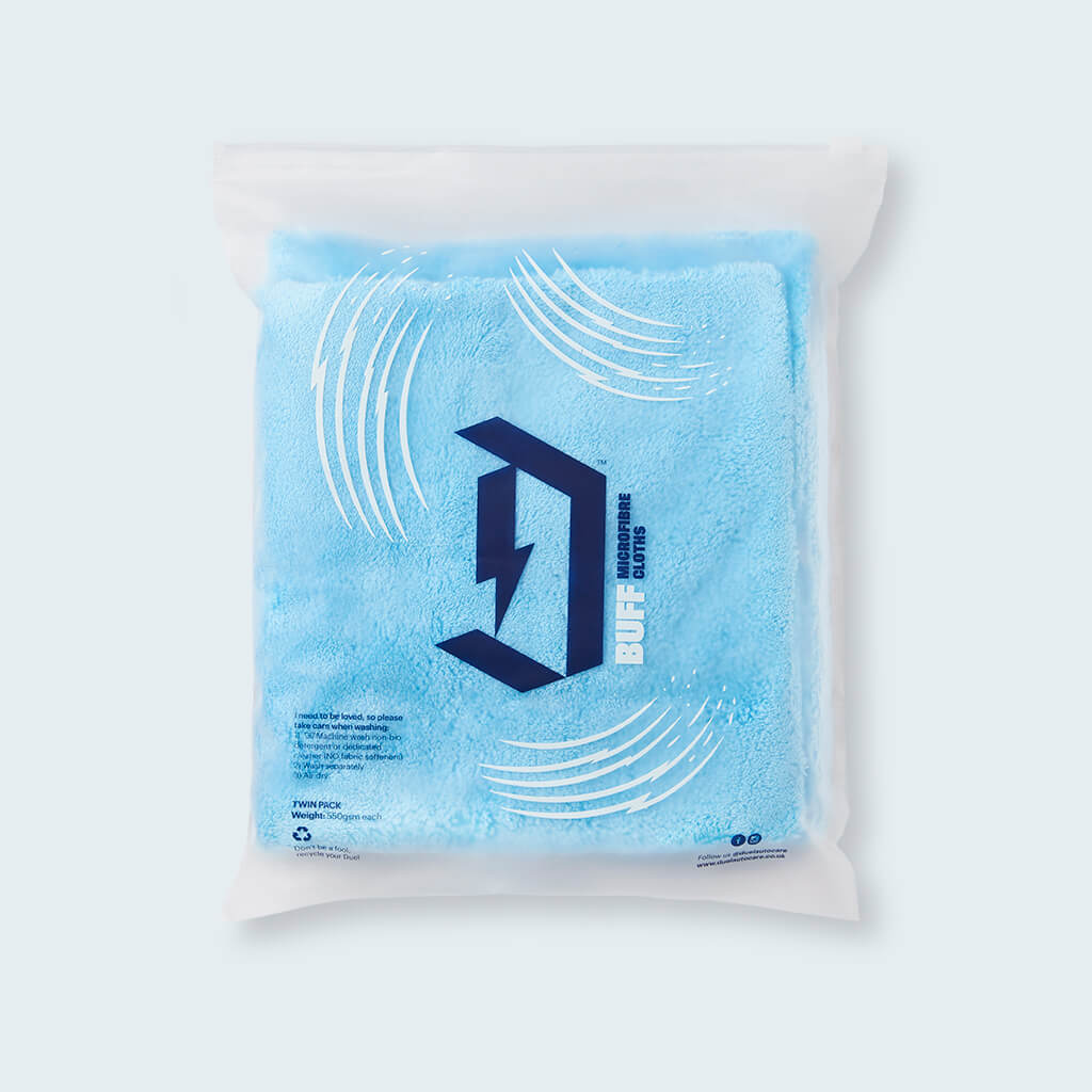 BUFF Microfibre Cloths Twin Pack